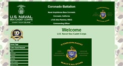 Desktop Screenshot of coronadoseacadets.org